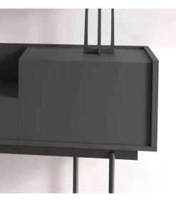 Recibidor modelo 671 acabado grafito, 84cm(alto) 98cm(ancho) 31cm(prof.)