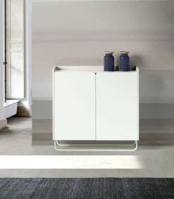 Recibidor zapatero 2 puertas modelo 526 acabado blanco, 87 cm (alto) x 90 cm (ancho) x 25.5 cm (prof.)