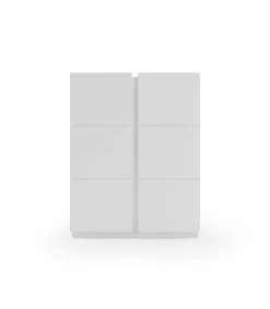 Recibidor zapatero modelo 517 acabado blanco, 122 x 95 x 35 (alto x ancho x fondo)