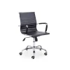 Silla de escritorio giratoria Lucy en negro 89-99 cm(alto)64 cm(ancho)64 cm(fondo).