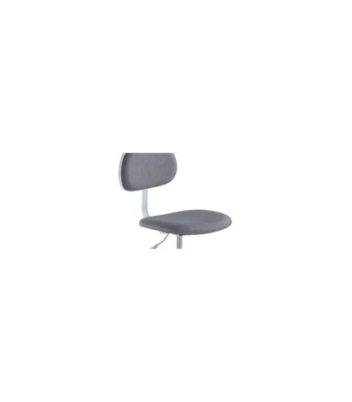 Silla de escritorio giratoria Lucky gris/blanco, 88 cm(alto)54 cm(ancho)54 cm(fondo).