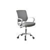 Silla despacho de diseño moderno giratoria elevable acabado gris, 53 cm(ancho) 79/91 cm(altura) 49 cm(fondo)