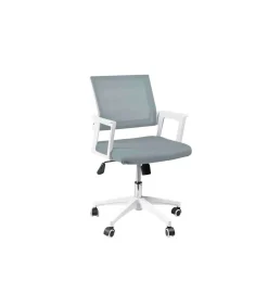 Silla despacho giratoria elevable gris, 58cm(ancho) 83/93cm(altura) 64cm(fondo).