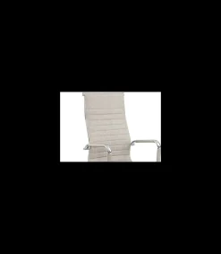 Silla despacho giratoria elevable acabado beige, 60 cm(ancho) 108-115 cm(altura) 66 cm(fondo)