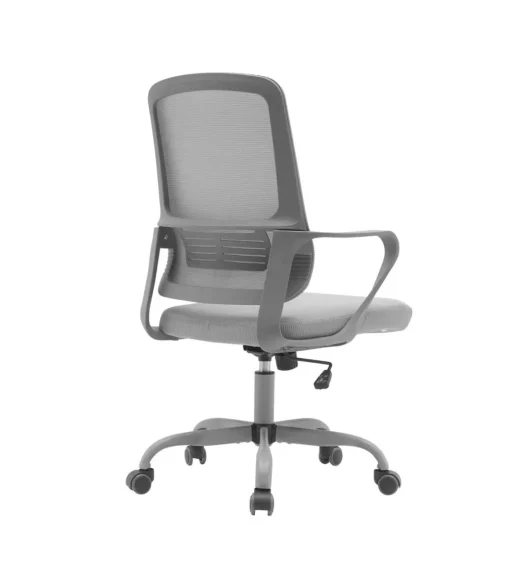 Silla despacho giratoria elevable acabado gris, 59m(ancho) 99/109cm(altura) 56cm(fondo)