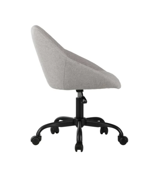Silla despacho giratoria elevable acabado gris claro, 58m(ancho) 74/84cm(altura) 60cm(fondo)