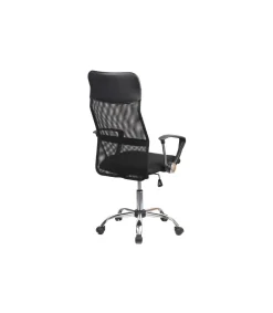 Sillón giratorio Graciela acabado negro, 63 x 50 x 112-121cm (ancho x largo x alto)
