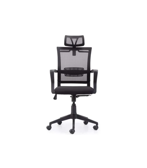 Sillón giratorio modelo winner acabado negro,117/127cm(alto) 64cm(ancho) 64cm(largo)