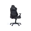 Sillon giratorio elevable gamer Neo Pro tapizado en tejido negro, 124-134 cm(alto)70 cm(ancho)70 cm(fondo).