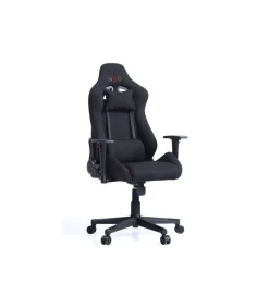 Sillon giratorio elevable gamer Neo Pro tapizado en tejido negro, 124-134 cm(alto)70 cm(ancho)70 cm(fondo).