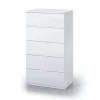 Sinfonier 5 cajones Modelo Maya en blanco 110 cm(alto)60 cm(ancho)40 cm(fondo)