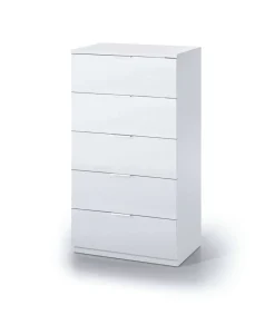 Sinfonier 5 cajones Modelo Maya en blanco 110 cm(alto)60 cm(ancho)40 cm(fondo)