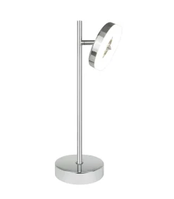 Sobremesa led modelo Cedro acabado cromado 41 cm(alto)13 cm(ancho)13 cm(largo).