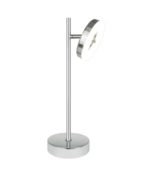 Sobremesa led modelo Cedro acabado cromado 41 cm(alto)13 cm(ancho)13 cm(largo).