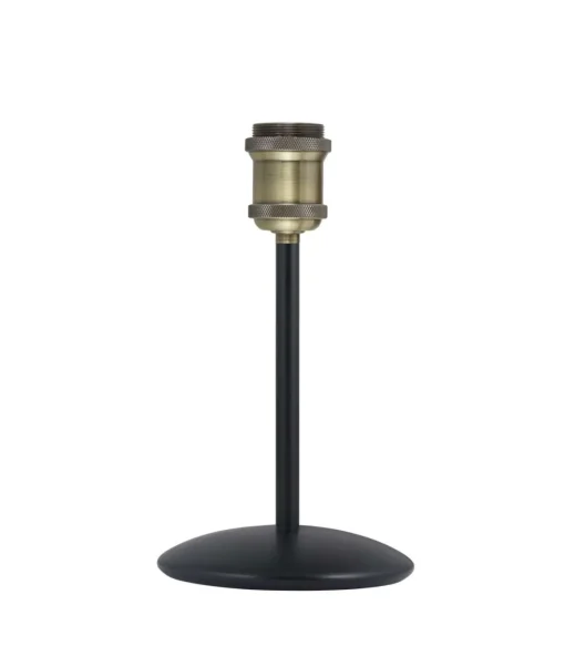 Sobremesa modelo Acebuche acabado negro/cuero 25 cm(alto)13 cm(ancho)13 cm(largo)