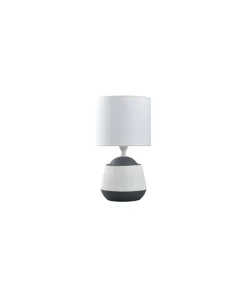 Sobremesa modelo Albany acabado gris/blanco, 30m(alto) 16(ancho) 16(fondo.