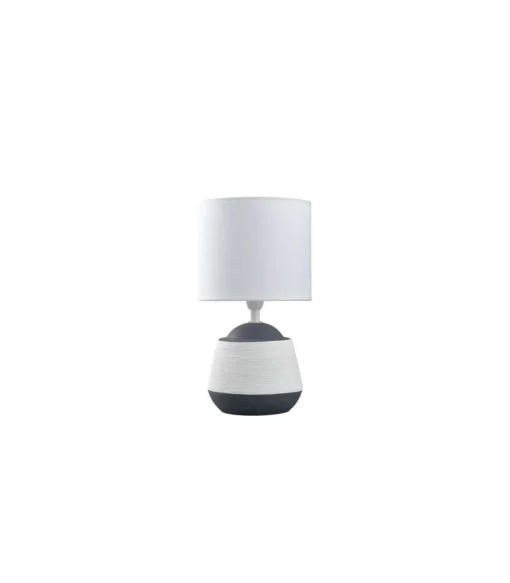 Sobremesa modelo Albany acabado gris/blanco, 30m(alto) 16(ancho) 16(fondo.