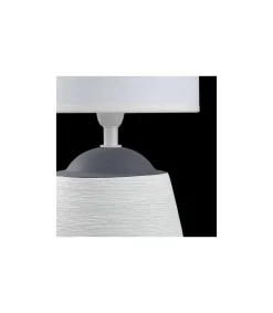 Sobremesa modelo Albany acabado gris/blanco, 30m(alto) 16(ancho) 16(fondo.