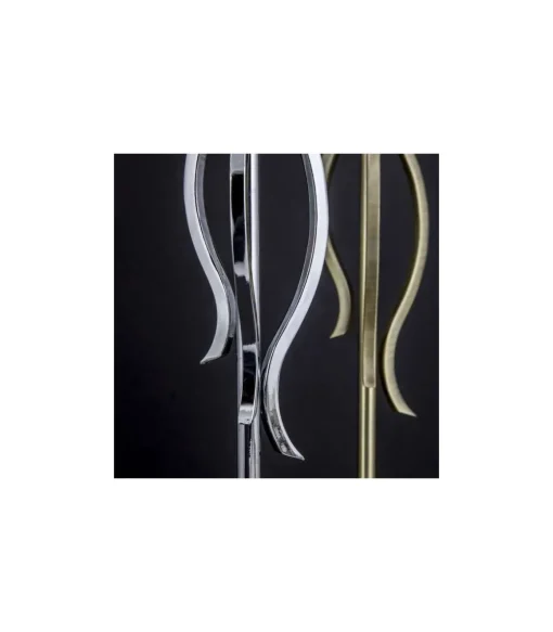 Sobremesa modelo Dalia acabado cromo 45 cm(alto) 26 cm(ancho) 26 cm(largo)