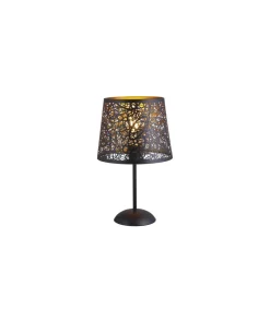 Sobremesa modelo Grasse acabado negro, 38cm(alto) 23cm(ancho) 23cm(largo)