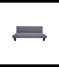 Sofá cama clic clac modelo Tinder tapizado gris, 170cm(ancho) 78cm(altura) 72cm(fondo).