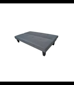 Sofá cama clic clac modelo Tinder tapizado gris, 170cm(ancho) 78cm(altura) 72cm(fondo).