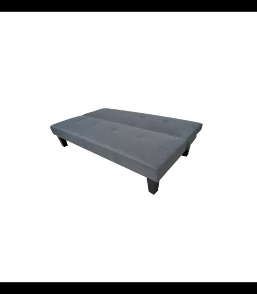 Sofá cama clic clac modelo Tinder tapizado gris, 170cm(ancho) 78cm(altura) 72cm(fondo).