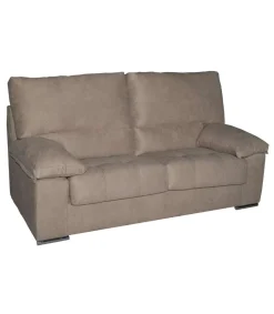 Sofá Purullena 3 plazas en tela antimanchas marrón. 195 CM (ANCHO) x 95 CM (Fondo) x 108 CM (ALTO)