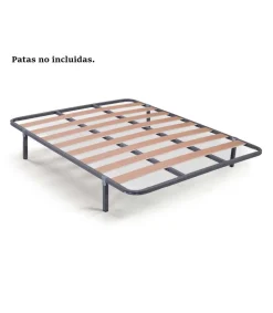 Somier Lorena multiláminas de 150x190. Patas no incluidas.