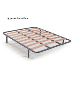 Somier Lorena multiláminas con 4 patas de 90x190.