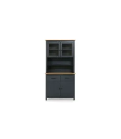 Vitrina 4 puertas 2 cajones Mariana acabado azul 180 cm(alto) 90 cm(ancho) 40 cm(largo)