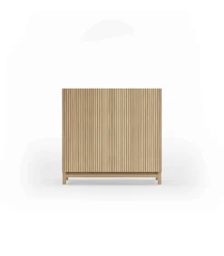 Zapatero 2 puertas modelo 513 acabado roble vallado, 90x90x27 (alto x ancho x fondo)